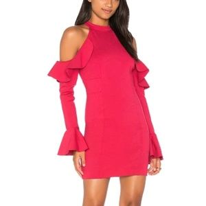 NWT Free People Sweet Talk Mini Dress in Raspberry